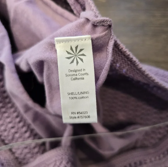 Athleta Purple Cotton Dress - Picture 5 of 7